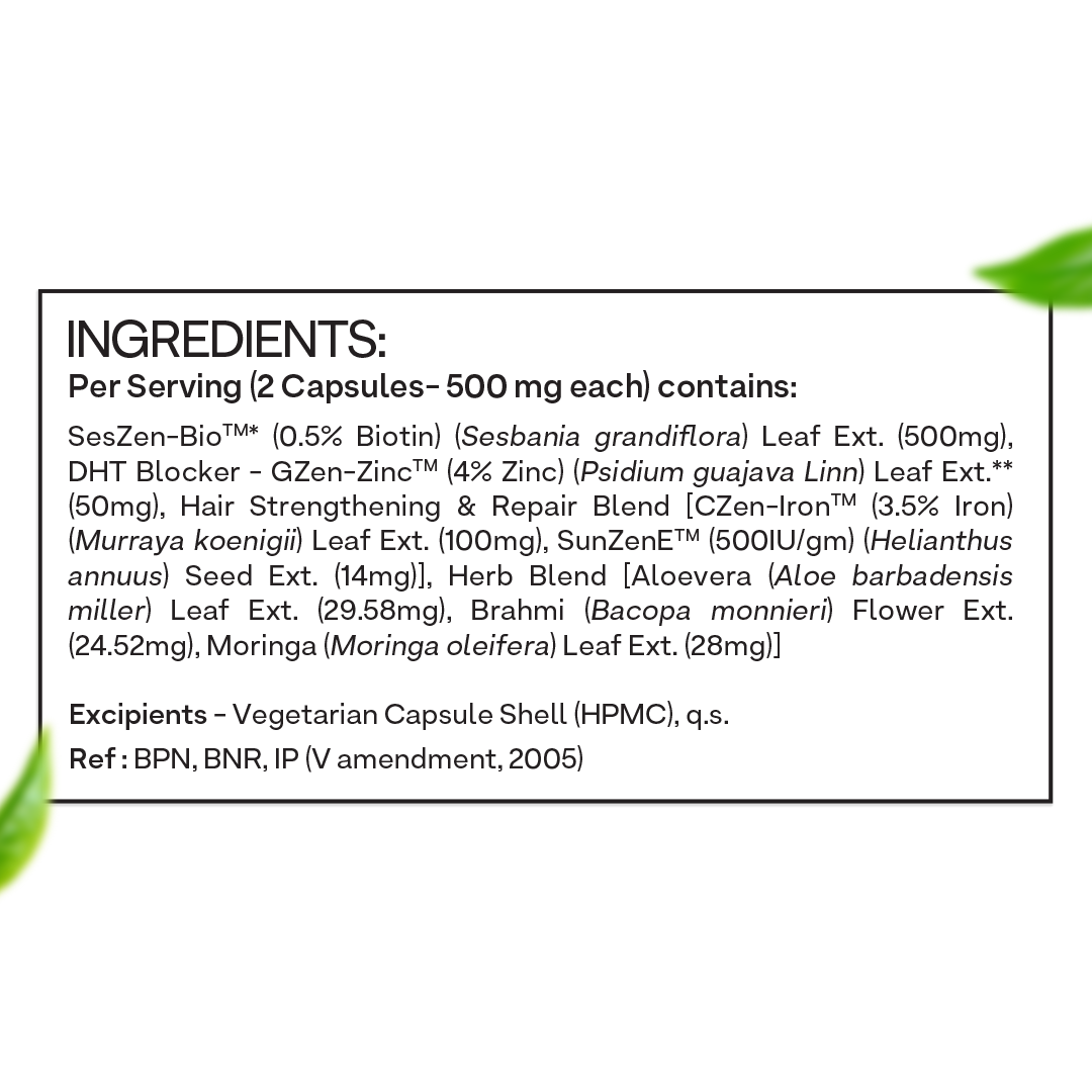 Hair Vitamins for Hair Fall & Scalp Health