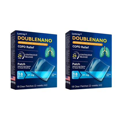 FDA Approved|Lamray® Double Nano Copd Relief Patch ( Cough, Wheezing, Shortness Of Breath, Sputum, Stuffy Nose, Bronchitis, Bronchitis, Allergy Symptoms, Lung Discomfort🫁)