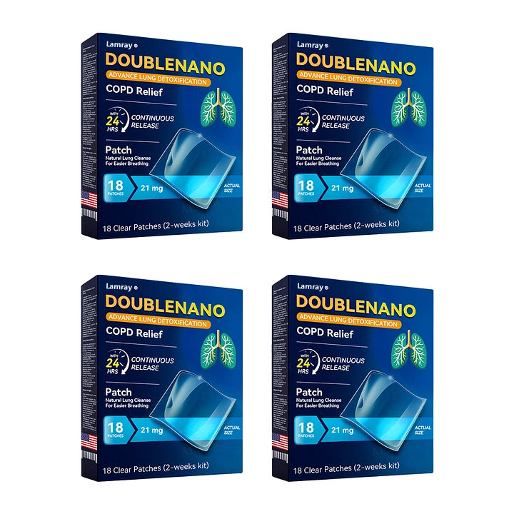 FDA Approved|Lamray® Double Nano Copd Relief Patch ( Cough, Wheezing, Shortness Of Breath, Sputum, Stuffy Nose, Bronchitis, Bronchitis, Allergy Symptoms, Lung Discomfort🫁)