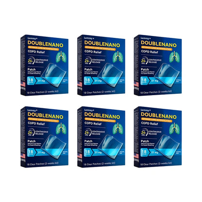 FDA Approved|Lamray® Double Nano Copd Relief Patch ( Cough, Wheezing, Shortness Of Breath, Sputum, Stuffy Nose, Bronchitis, Bronchitis, Allergy Symptoms, Lung Discomfort🫁)